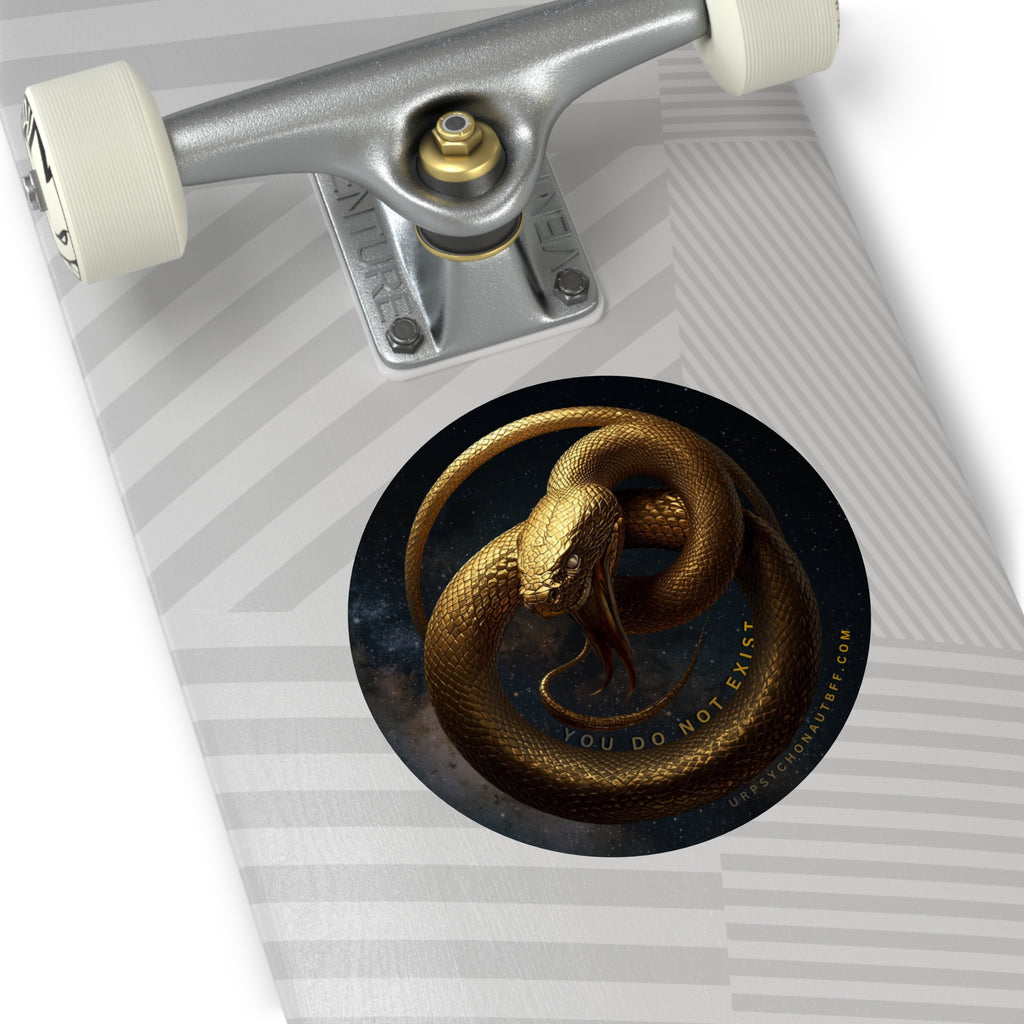 "You do not exist" Snake Water-Resistant Sticker