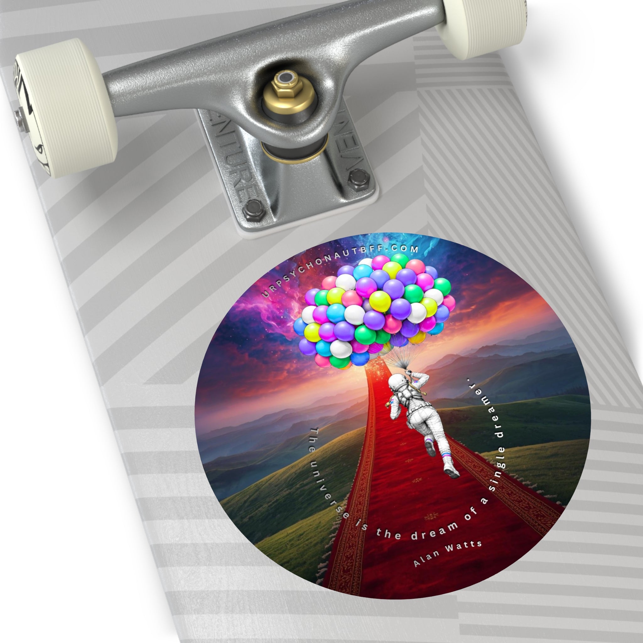Alan Watts The Dream Quote Water-Resistant Sticker