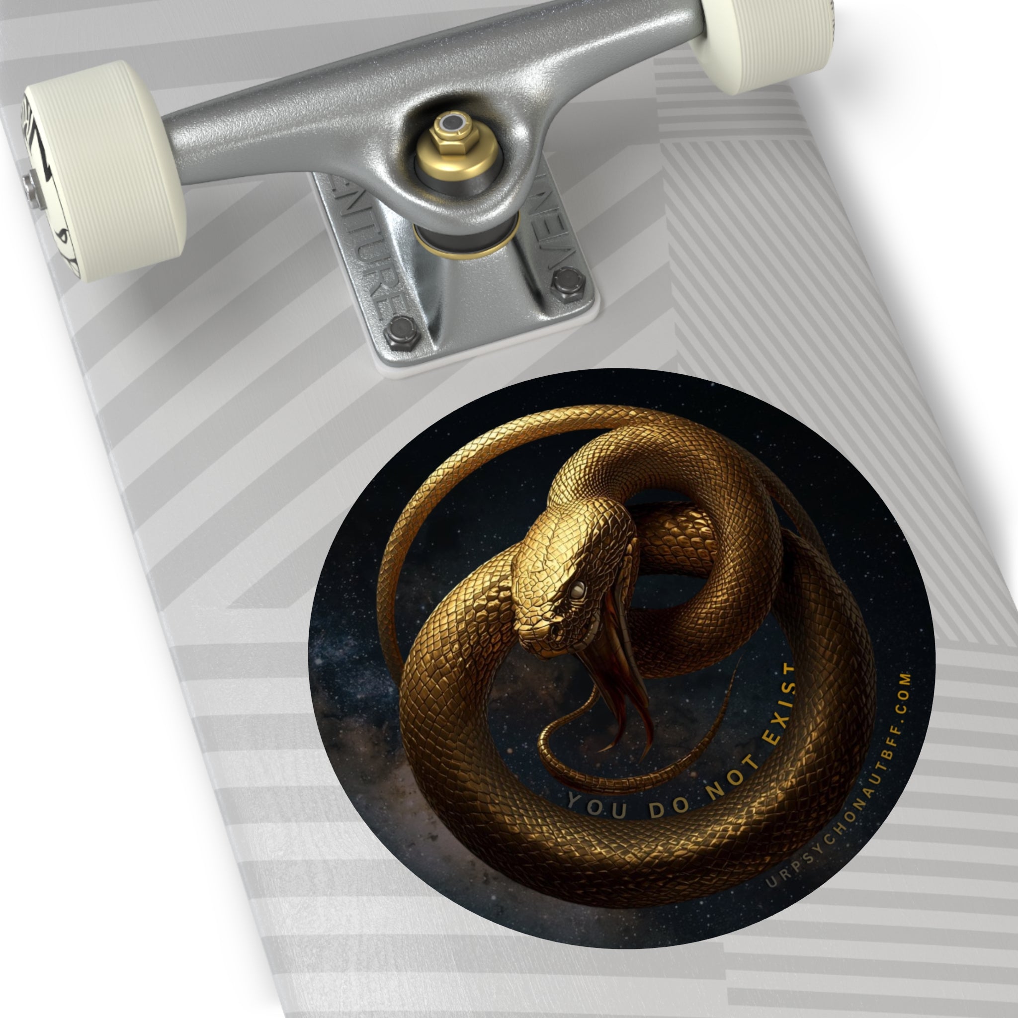 "You do not exist" Snake Water-Resistant Sticker