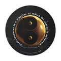 "Consciousness is a singular" Erwin Schrödinger Quote Water-Resistant Sticker